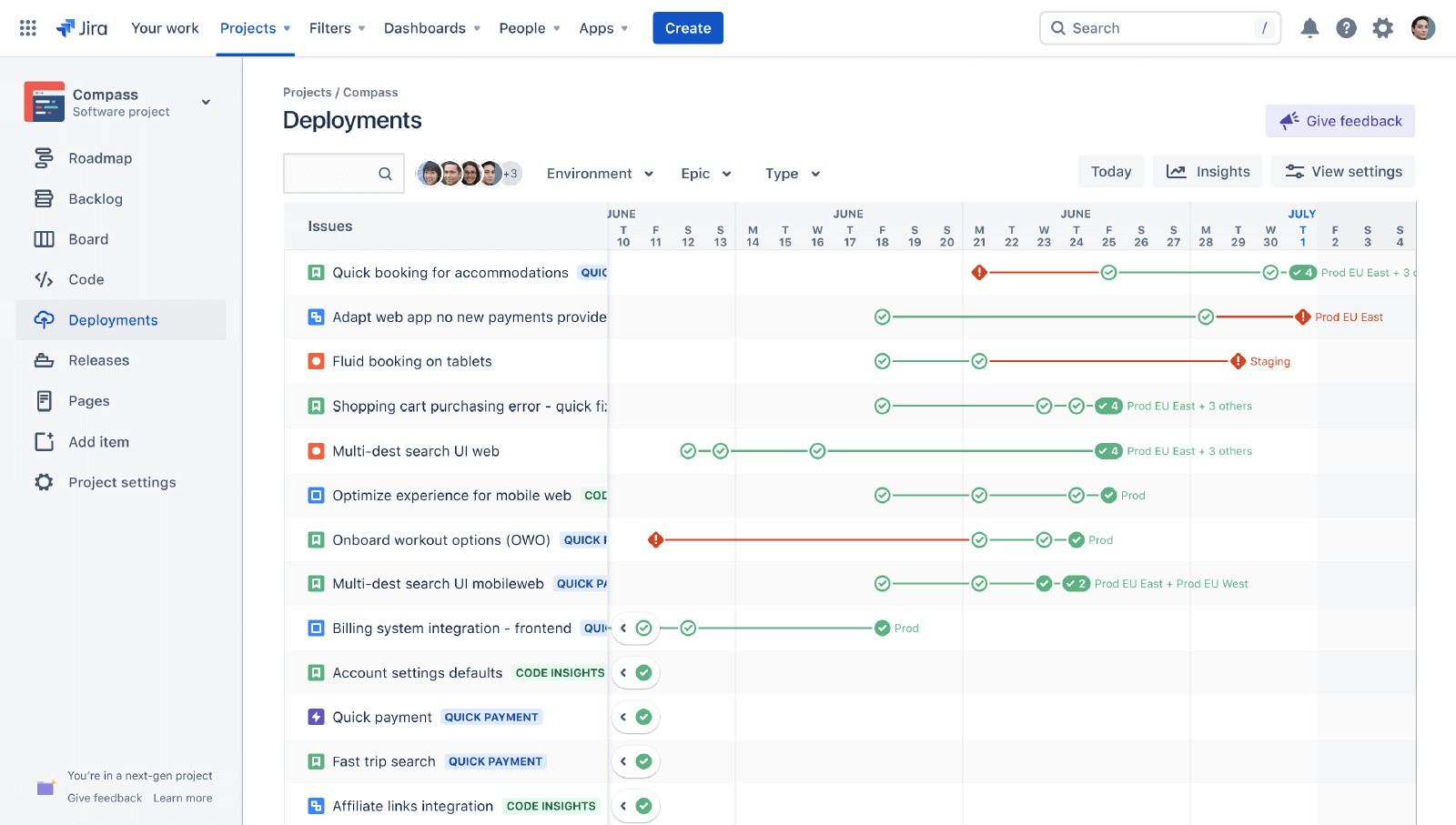 Enable gitlab deployments in jira atlassian